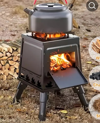 Outdoor camping log fire - fire, for