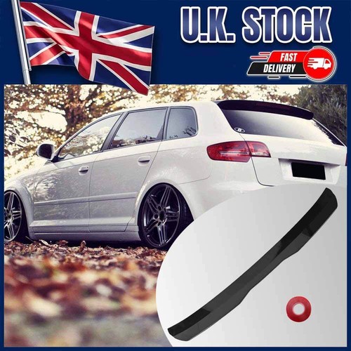 Glossy rear boot lip spoiler - glossy,