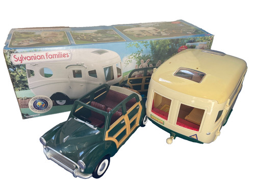 Sylvanian families caravan - families, +