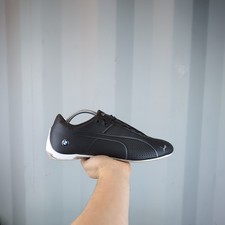 UK 9.5 - Puma BMW Future Cat Black Speedcat Mens Shoes Trainers 306242-04