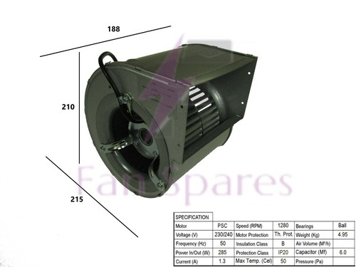 275w centrifugal blower - 275w,