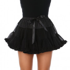 Black TUTU Skirt Thick Dance