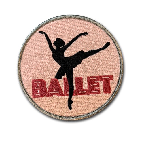 Dance ballet embroidered - ballet, patch