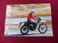 Motorcycle catalogue brochure: Yamaha XT 125 from 1982