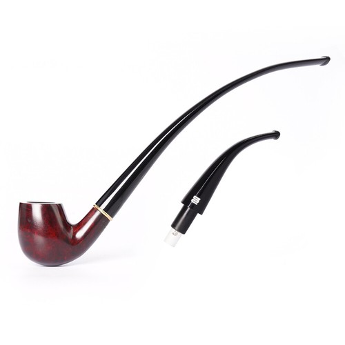 Briar churchwarden pipe - churchwarden,