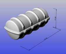 Model boat fitting - Liferaft