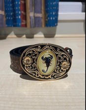 Unisex Brown Scorpion Design