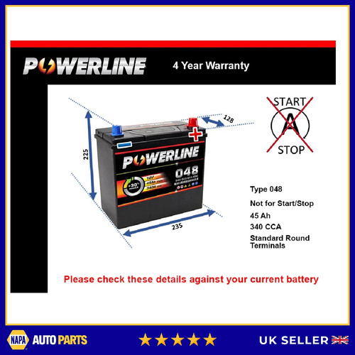 Battery fits austin - mini, moke
