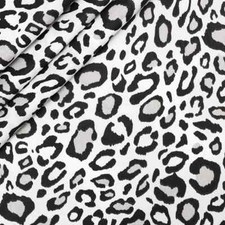 White Black Leopard Spots