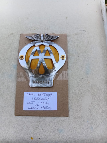 Vintage car badge - vintage,