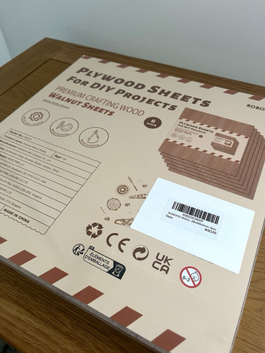 Robotime walnut plywood - robotime,
