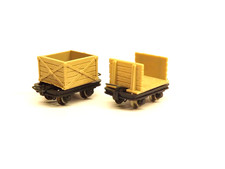 ROCO 4 Wheel Wagons X2