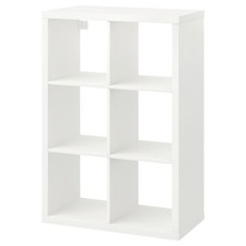 New IKEA KALLAX White Shelving