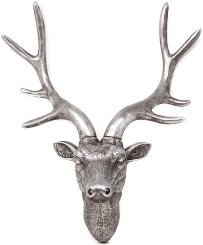 42cm wall mounted stag head - wall,