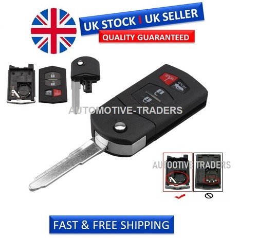 New button flip key case - 4,