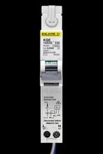 SQUARE D 20 AMP CURVE C 10kA 30mA RCBO TYPE AC KQE 120C03