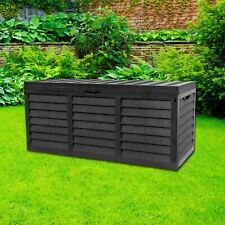Black 320L Plastic Storage Box