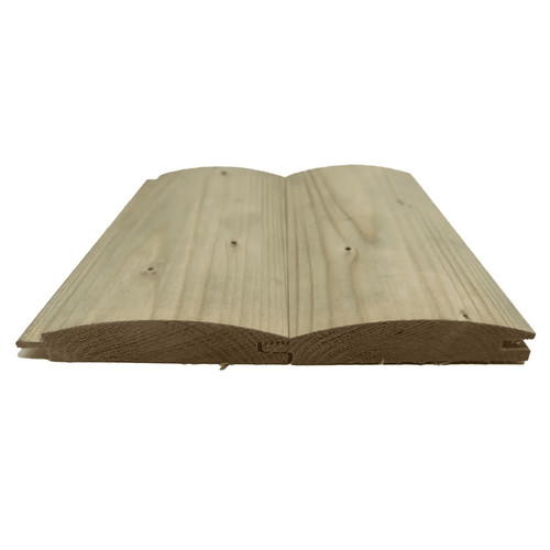 Spruce loglap cladding - loglap, 4.2m