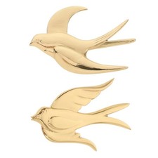  Brass Swallow Wall Sculpture