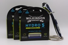 Wilkinson Sword Hydro 5 Sensitive Mens Razor Blades pack of 4 8 12 FREEPOST