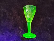 Vaseline Glass Liqueur Glass