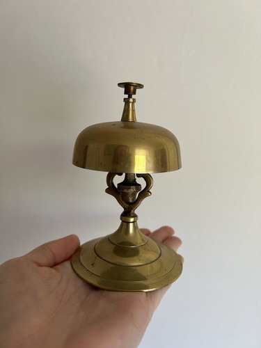 Vintage style brass hotel - vintage,