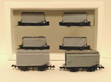 N Gauge LNER Bulk Alumina Hopper Wagon 4  Pack