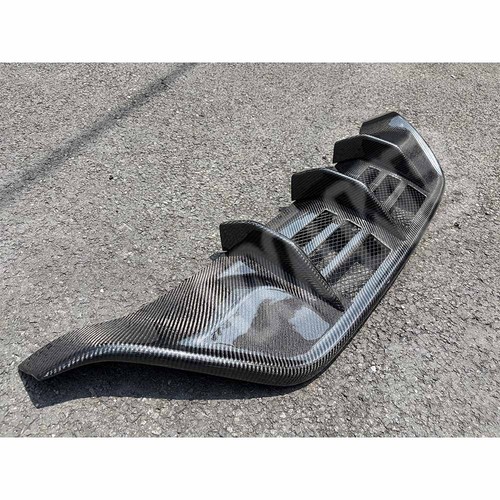 Real carbon fiber rear - fiber, bumper