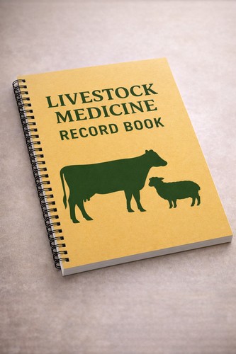 Livestock medicine record book - medicine,
