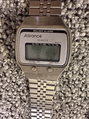 Vintage digital watch advance - vintage,