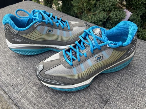Sketchers shape ups gray slip - shape,
