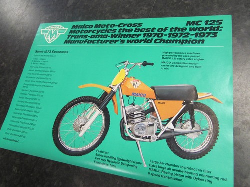 Nos maico mc125 sales - sales, brochure