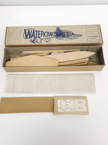 Vintage wooden boat kit - boat,