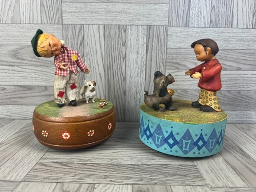 Vintage music box - vintage, anri