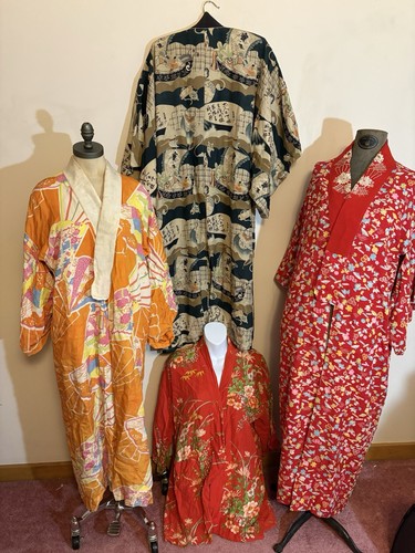Vintage 1940s 1970s kimono - 1940s-1970s, lot