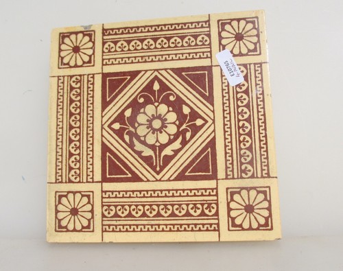 Antique ceramic tile vintage - antique,