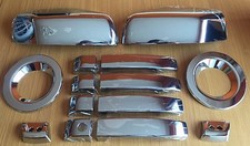 CHROME COVERS SET FITS RANGE ROVER VOGUE L322 2006-2009 HANDLES FOG MIRROR