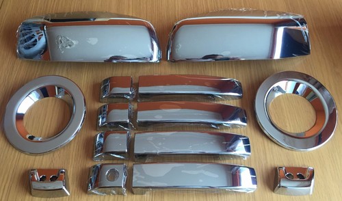 Chrome covers set fits range - chrome,