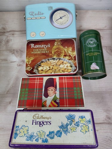 Vintage tins mixed - mixed, bundle