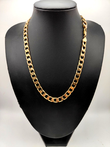 9ct yellow gold curb - yellow, chain