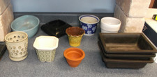 Lot of 11 Bonsai Pots - 8 Misc