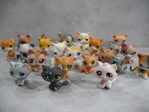 Littlest pet shop cats lot - ,lot, to