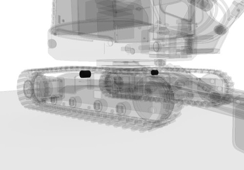Top carrier roller - carrier, bobcat
