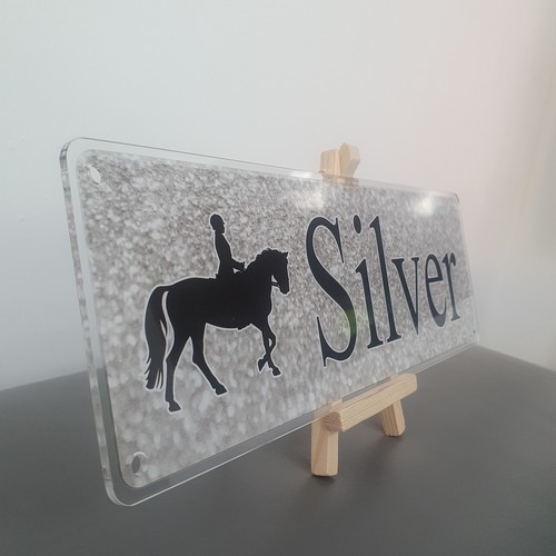 Silver sparkly design - silver,