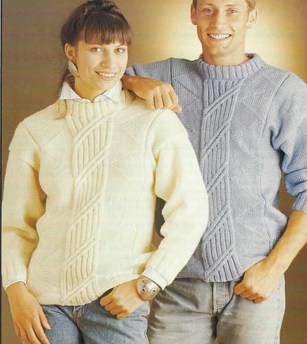 Ladies and mens aran sweater - mens,