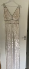 Jenny Packham Embellished Beaded V-Neck Column Dress (with tag) - RPP £2390