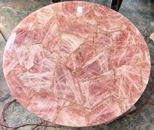 18" Rose Quartz Coffee Table