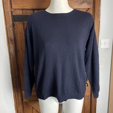 Sandro Navy Wool Cashmere