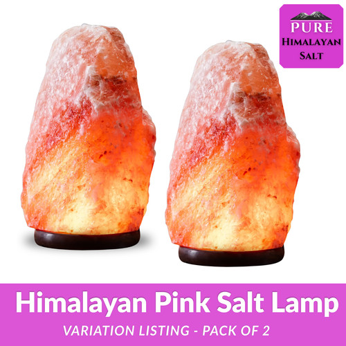 Natural salt lamps pieces - salt,