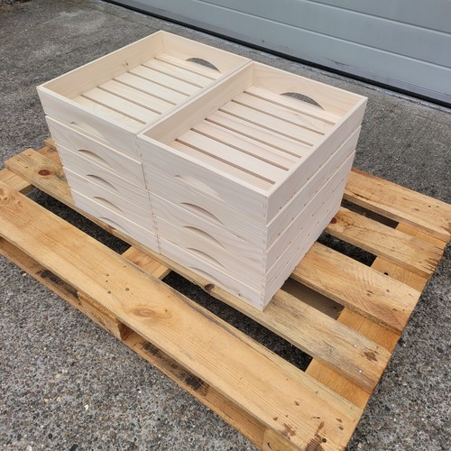 Wooden crates set - wooden, crates,